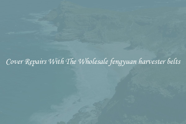  Cover Repairs With The Wholesale fengyuan harvester belts 