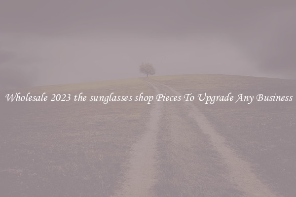 Wholesale 2023 the sunglasses shop Pieces To Upgrade Any Business