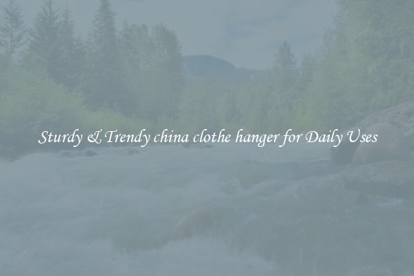Sturdy & Trendy china clothe hanger for Daily Uses